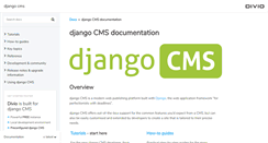 Desktop Screenshot of docs.django-cms.org