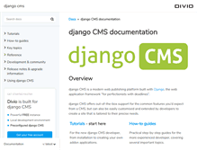Tablet Screenshot of docs.django-cms.org