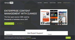 Desktop Screenshot of django-cms.org
